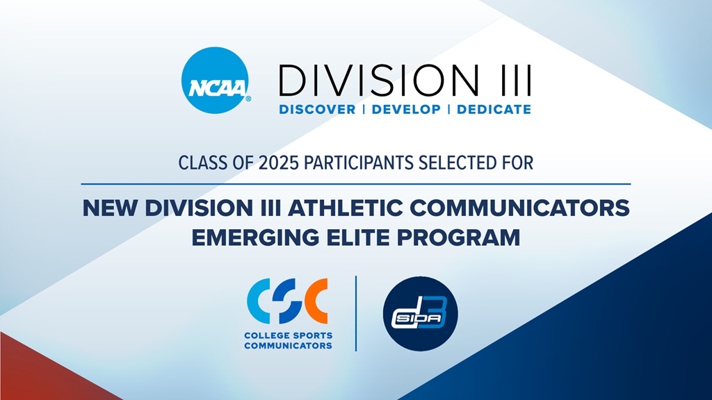 CSC members named to second class of NCAA Division III Athletic Communicators Emerging Elite Program